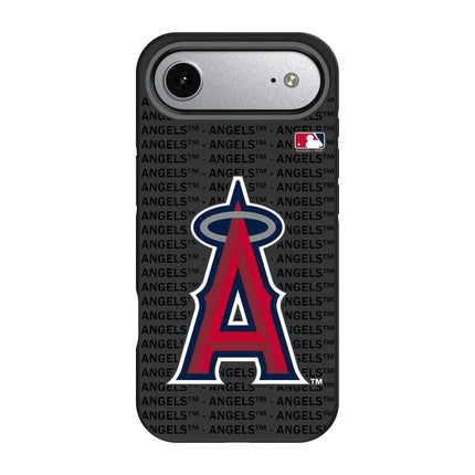 Los Angeles Angels Text Backdrop Bump Phone Case for Apple iPhone