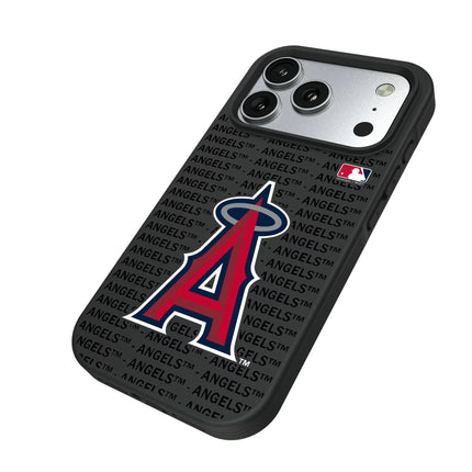 Los Angeles Angels Text Backdrop Bump Phone Case for Apple iPhone