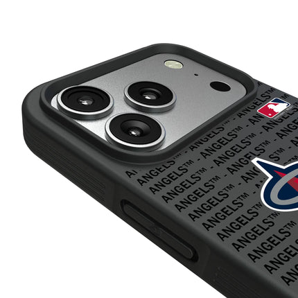 Los Angeles Angels Text Backdrop Bump Phone Case for Apple iPhone