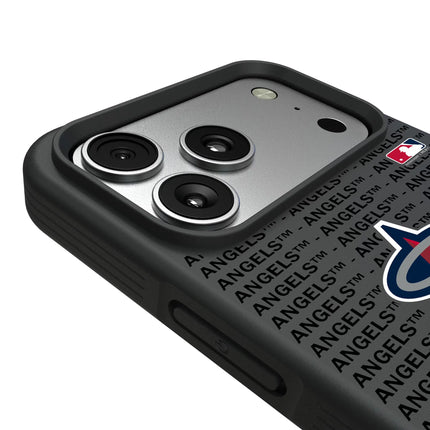 Los Angeles Angels Text Backdrop Bump Phone Case for Apple iPhone