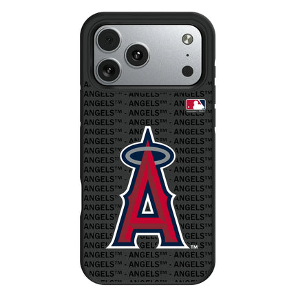 Los Angeles Angels Text Backdrop Bump Phone Case for Apple iPhone