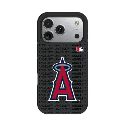 Los Angeles Angels Text Backdrop Bump Phone Case for Apple iPhone