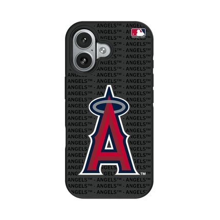 Los Angeles Angels Text Backdrop Bump Phone Case for Apple iPhone