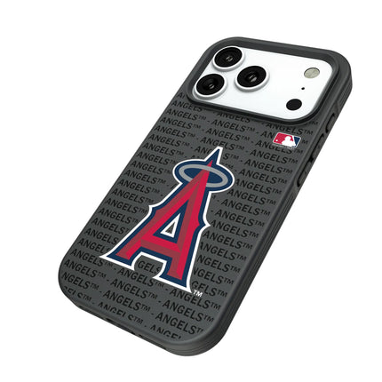 Los Angeles Angels Text Backdrop Bump Phone Case for Apple iPhone