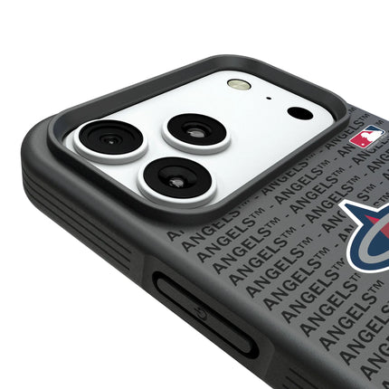 Los Angeles Angels Text Backdrop Bump Phone Case for Apple iPhone