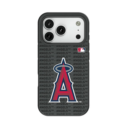 Los Angeles Angels Text Backdrop Bump Phone Case for Apple iPhone