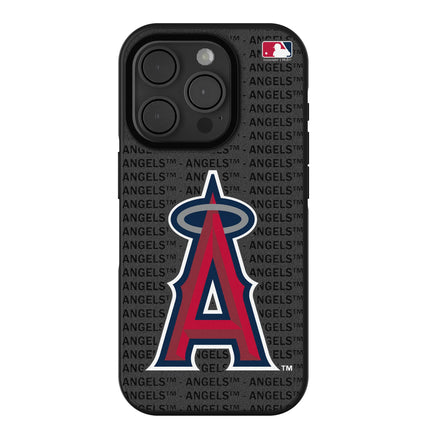 Los Angeles Angels Text Backdrop Bump Phone Case for Apple iPhone