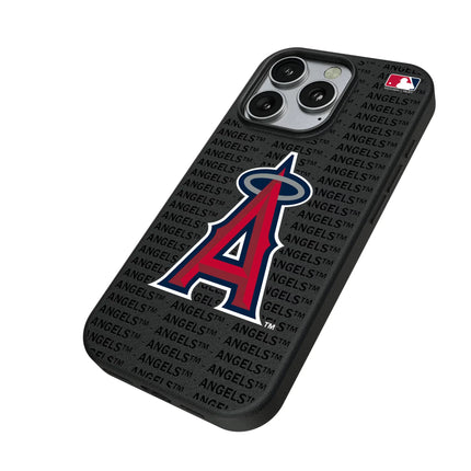 Los Angeles Angels Text Backdrop MagSafe Compatible Phone Case for Apple iPhone