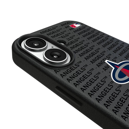 Los Angeles Angels Text Backdrop MagSafe Compatible Phone Case for Apple iPhone