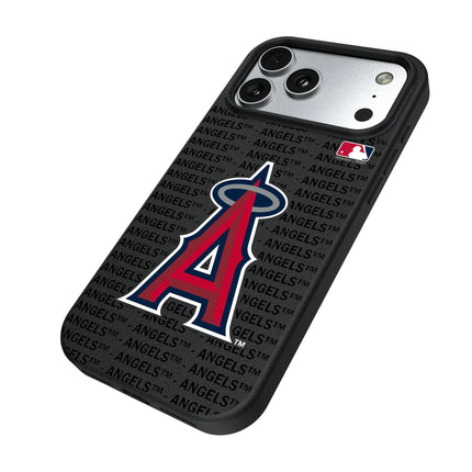 Los Angeles Angels Text Backdrop MagSafe Compatible Phone Case for Apple iPhone