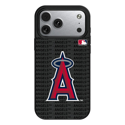 Los Angeles Angels Text Backdrop MagSafe Compatible Phone Case for Apple iPhone