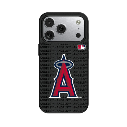 Los Angeles Angels Text Backdrop MagSafe Compatible Phone Case for Apple iPhone