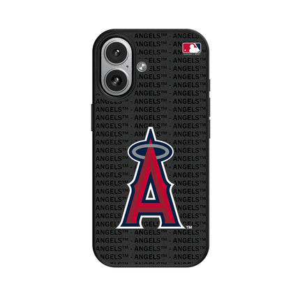 Los Angeles Angels Text Backdrop MagSafe Compatible Phone Case for Apple iPhone