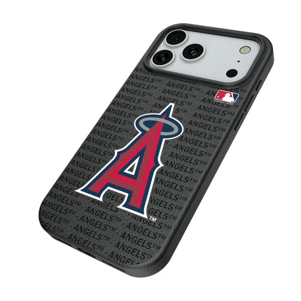Los Angeles Angels Text Backdrop MagSafe Compatible Phone Case for Apple iPhone