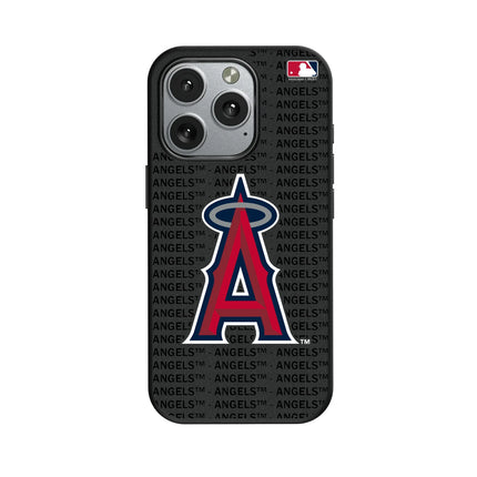Los Angeles Angels Text Backdrop MagSafe Compatible Phone Case for Apple iPhone
