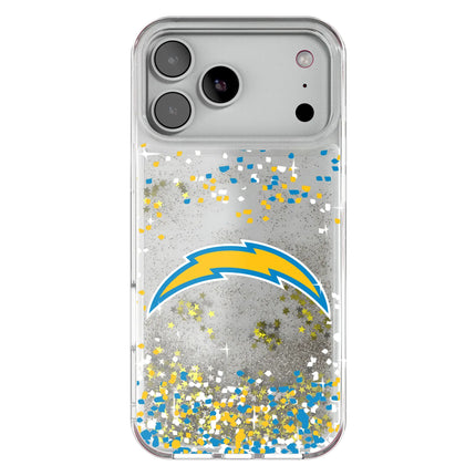 Los Angeles Chargers Confetti Glitter Phone Case for Apple iPhone
