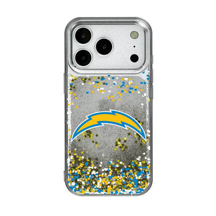 Los Angeles Chargers Confetti Glitter Phone Case for Apple iPhone
