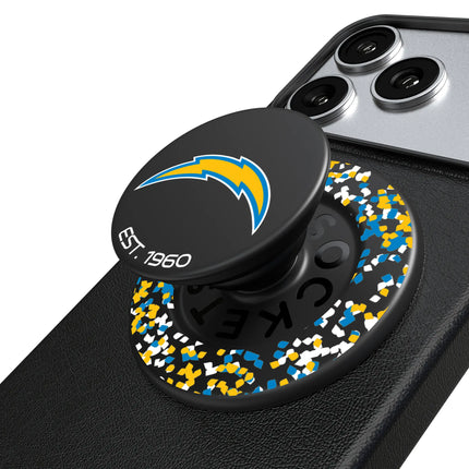 Los Angeles Chargers Confetti PopSockets Magnetic Phone Grip and Stand