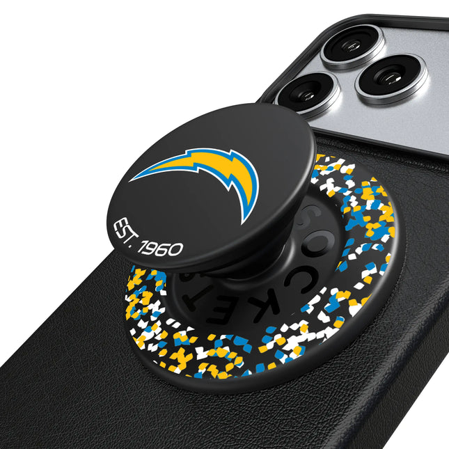 Los Angeles Chargers Confetti PopSockets Magnetic Phone Grip and Stand