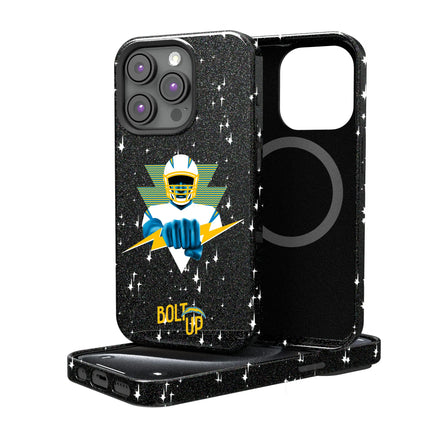 Los Angeles Chargers Deco Black Bling Phone Case for Apple iPhone