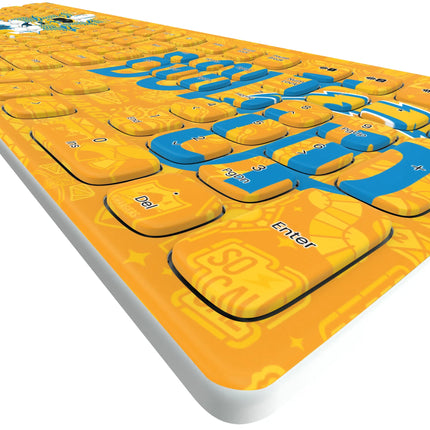 Los Angeles Chargers Deco Curved Wireless Keyboard