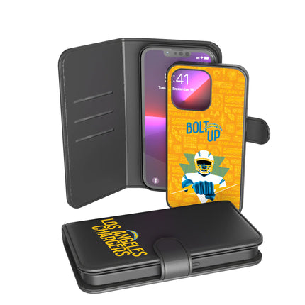Los Angeles Chargers Deco Wallet Phone Case for Apple iPhone