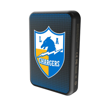Los Angeles Chargers Historic Collection Linen Wireless Mag Power Bank
