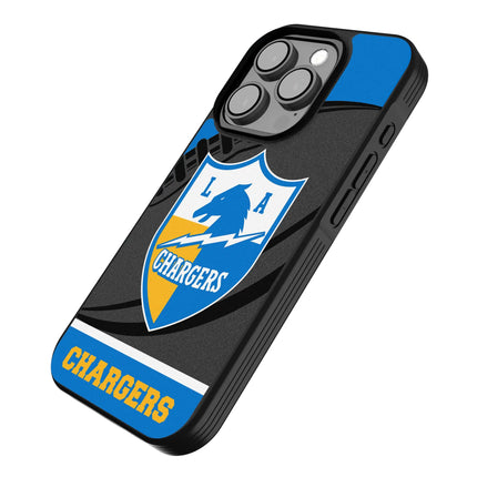 Los Angeles Chargers Historic Collection Passtime Bump Phone Case for Apple iPhone