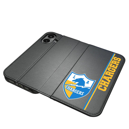 Los Angeles Chargers Historic Collection Sidebar Folio 2.0 Case for Apple iPhone