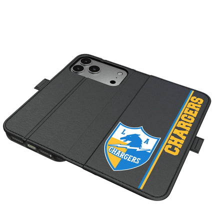Los Angeles Chargers Historic Collection Sidebar Folio 2.0 Case for Apple iPhone