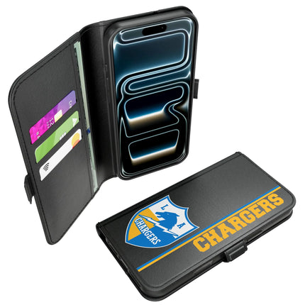 Los Angeles Chargers Historic Collection Sidebar Folio 2.0 Case for Apple iPhone