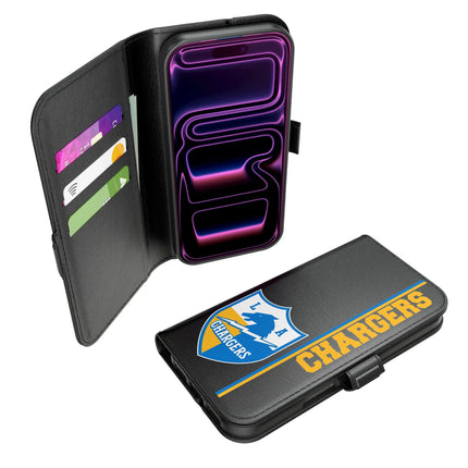 Los Angeles Chargers Historic Collection Sidebar Folio 2.0 Case for Apple iPhone