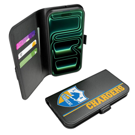 Los Angeles Chargers Historic Collection Sidebar Folio 2.0 Case for Apple iPhone