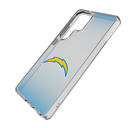 Los Angeles Chargers Linen Clear Phone Case for Samsung Galaxy