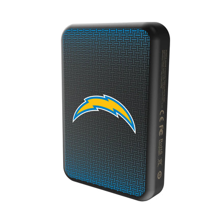 Los Angeles Chargers Linen Wireless Mag Power Bank