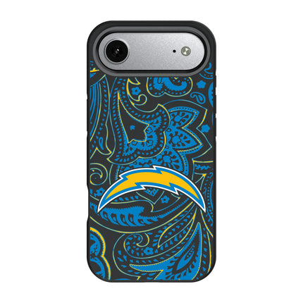 Los Angeles Chargers Paisley Bump Phone Case for Apple iPhone