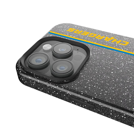 Los Angeles Chargers Sidebar Black Bling Phone Case for Apple iPhone