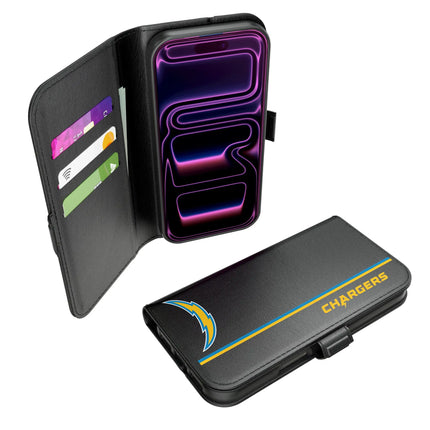 Los Angeles Chargers Sidebar Folio 2.0 Case for Apple iPhone