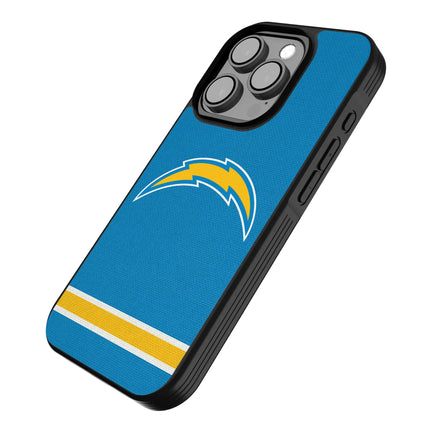 Los Angeles Chargers Stripe Bump Phone Case for Apple iPhone