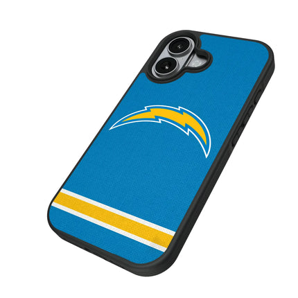 Los Angeles Chargers Stripe Bump Phone Case for Apple iPhone