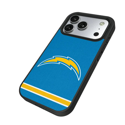 Los Angeles Chargers Stripe Bump Phone Case for Apple iPhone