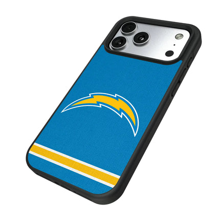 Los Angeles Chargers Stripe Bump Phone Case for Apple iPhone