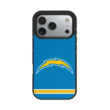 Los Angeles Chargers Stripe Bump Phone Case for Apple iPhone
