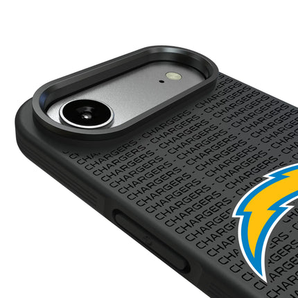 Los Angeles Chargers Text Backdrop Bump Phone Case for Apple iPhone