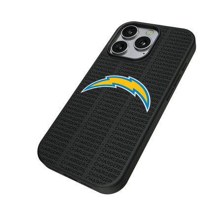 Los Angeles Chargers Text Backdrop MagSafe Compatible Phone Case for Apple iPhone