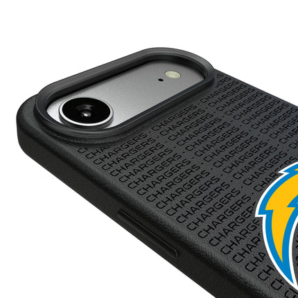Los Angeles Chargers Text Backdrop MagSafe Compatible Phone Case for Apple iPhone