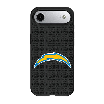 Los Angeles Chargers Text Backdrop MagSafe Compatible Phone Case for Apple iPhone
