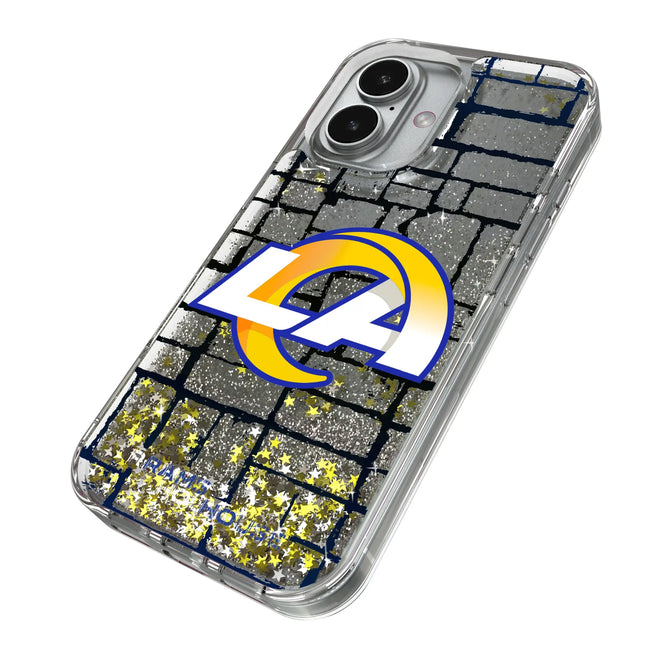 Los Angeles Rams Brick Glitter Phone Case for Apple iPhone