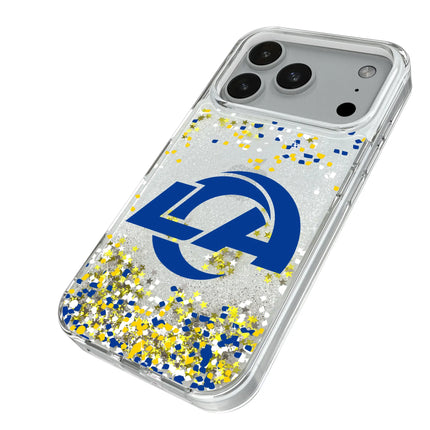 Los Angeles Rams Confetti Glitter Phone Case for Apple iPhone