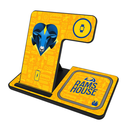Los Angeles Rams Deco 3 in 1 Charging Station